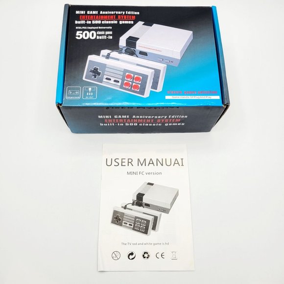 Mini Game Anniversary Edition Entertainment System 500 Built in Games - Picture 6 of 8